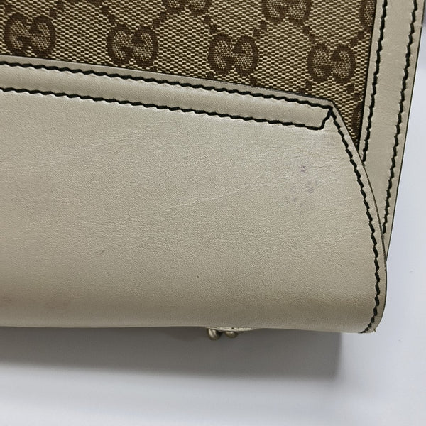 Emily Chain Monogram Canvas Beige