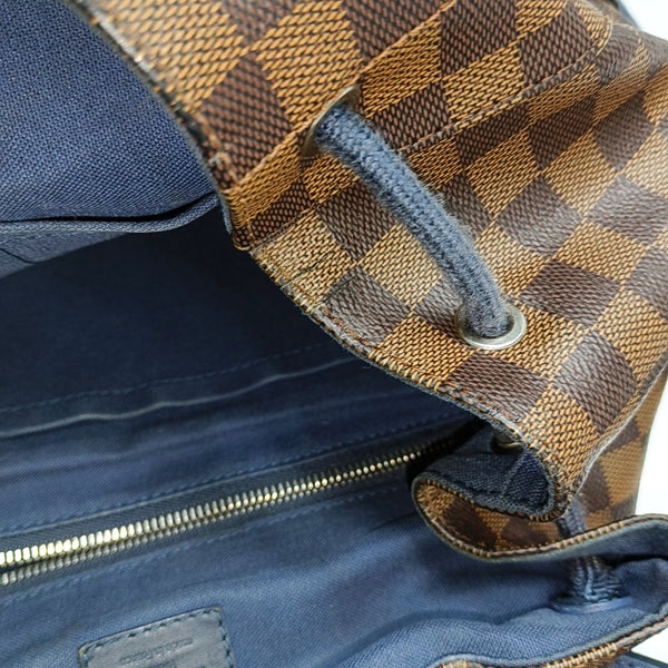 Damier Ebene Coated Canvas Brown