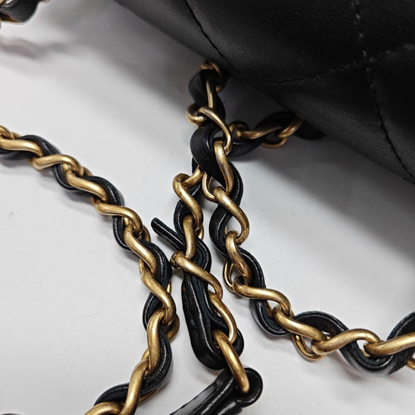 Quilted Lambskin Black