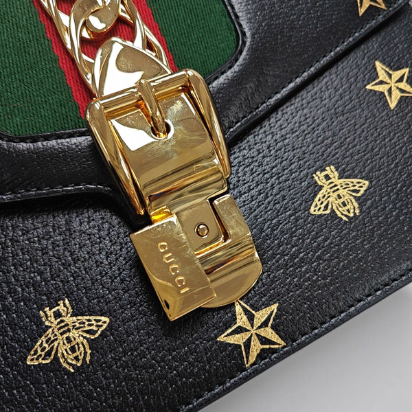 Sylvie Small Calfskin Black