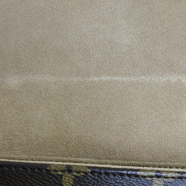 LOCKY BB Monogram Coated Canvas Brown