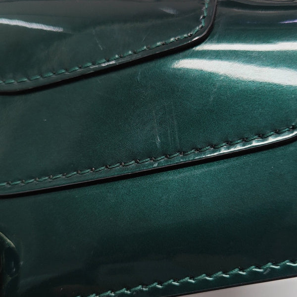 SERPENTI FOREVER Small Patent Leather Green