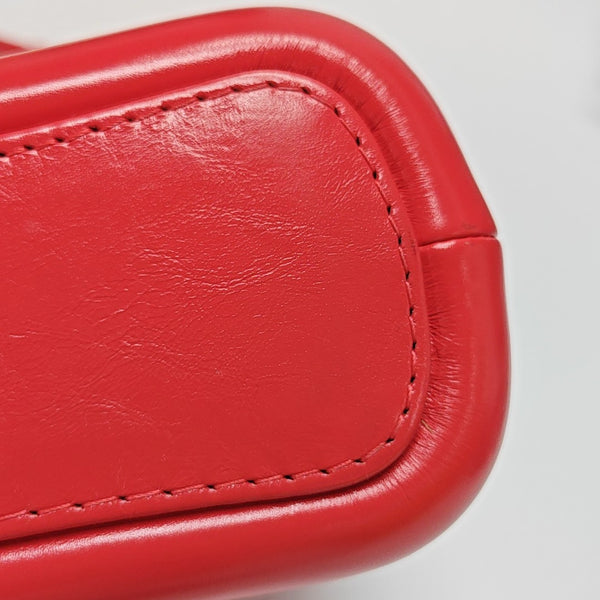 Authenticated pre-owned GABRIELLE Small Quilted Calfskin Red - Shoulder Bag at Looply