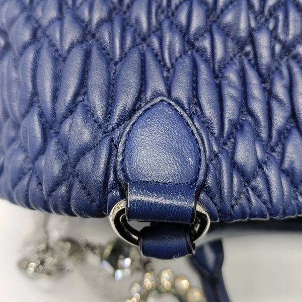 Quilted Lambskin Blue