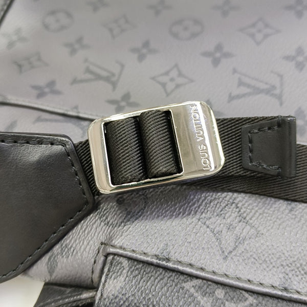 CHRISTOPHER Monogram Coated Canvas Gray