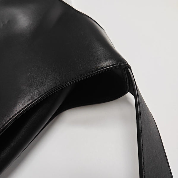 Calfskin Shoulder Bag Black