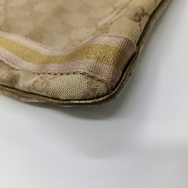 Monogram Canvas Tote Bag Beige