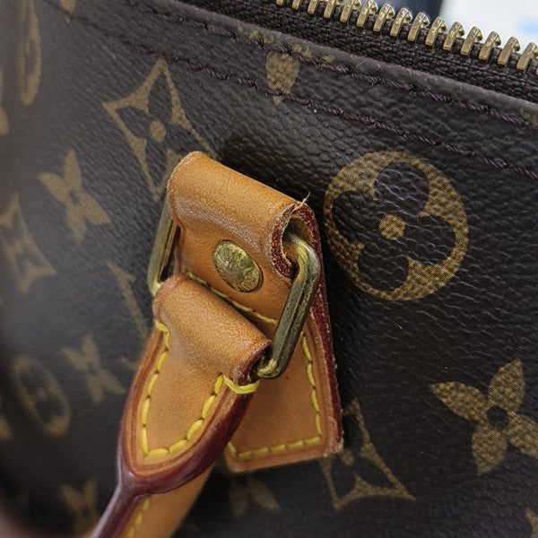 SPEEDY 30 Monogram Coated Canvas Brown