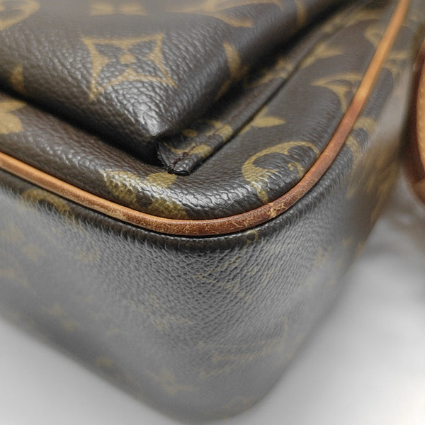 VIVA CITE Monogram Coated Canvas Brown