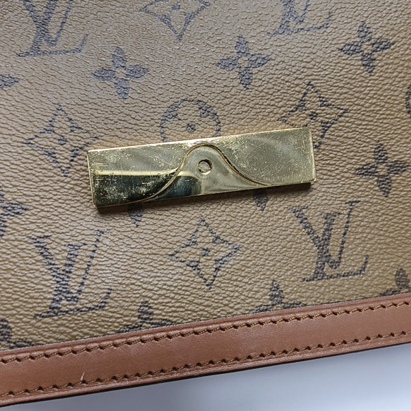 DAUPHINE MM Monogram Coated Canvas Brown