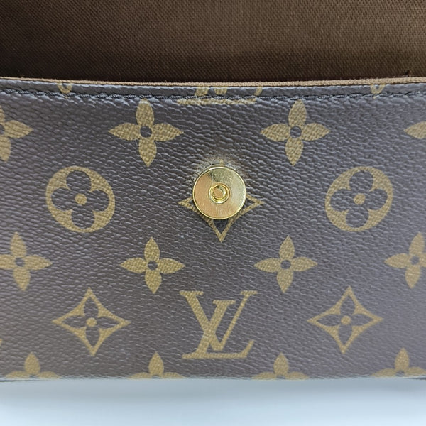 IVY Monogram Coated Canvas Brown