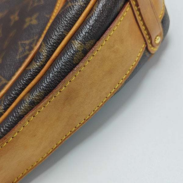 TULUM GM Monogram Coated Canvas Brown