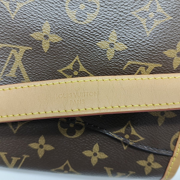 DIANE Monogram Coated Canvas Brown