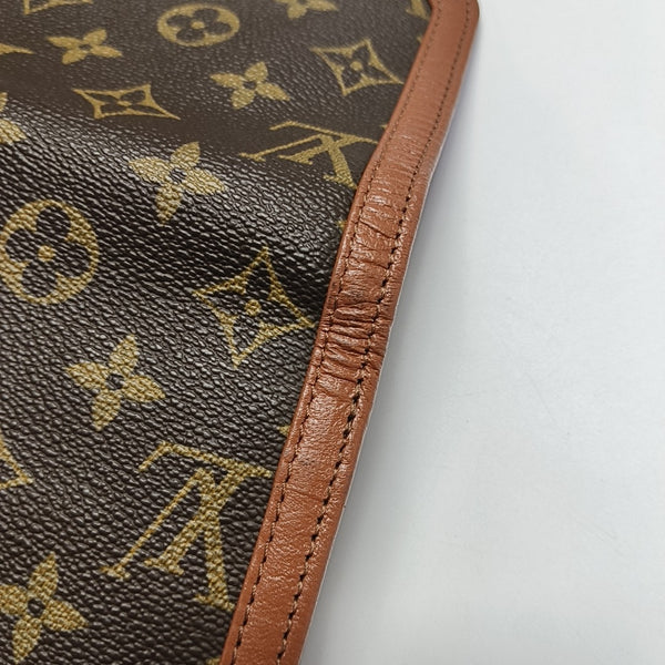 DAME GM Monogram Coated Canvas Brown