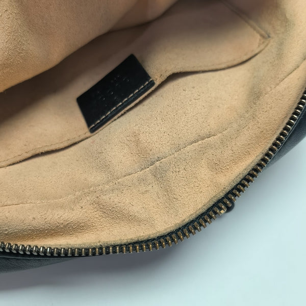 GG Marmont Small Quilted Calfskin Black