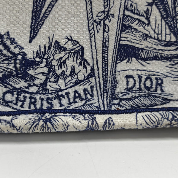 Book Tote Medium Canvas Blue