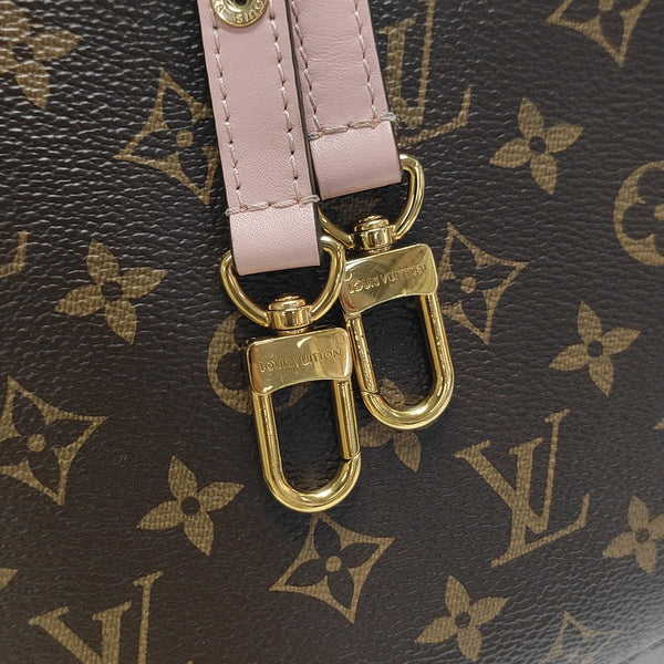 NÉONOÉ MM Monogram Coated Canvas Brown