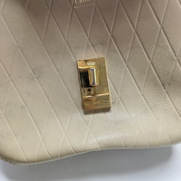 Drew Medium Calfskin Beige