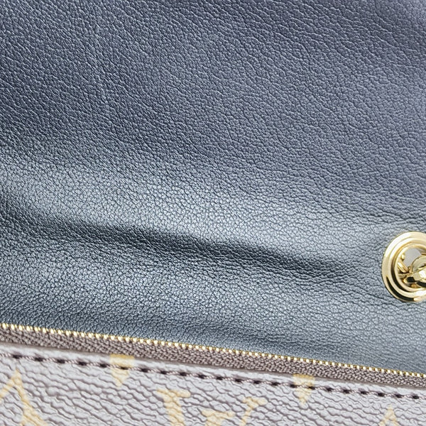 MARCEAU Monogram Coated Canvas Brown