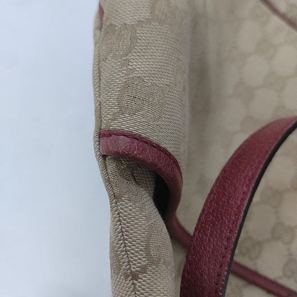 Monogram Canvas Top Handle Bag Brown