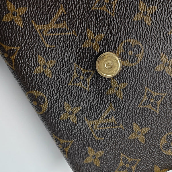 LOCKY BB Monogram Coated Canvas Brown