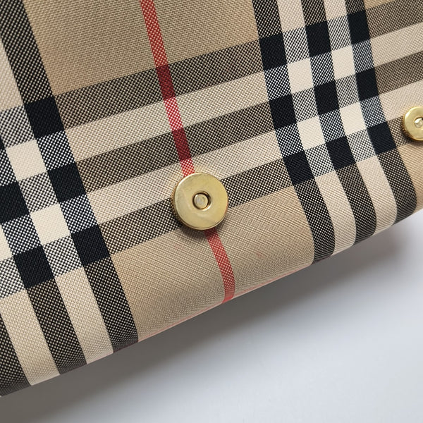 Vintage Small Fabric Beige