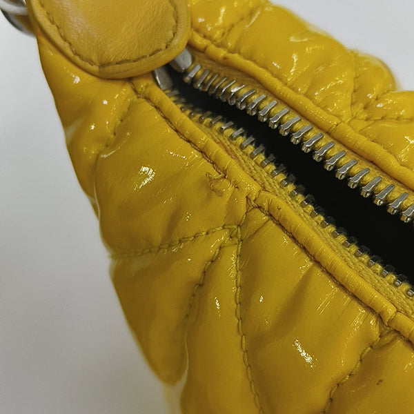 Spirit Ciré Mini Quilted Patent Leather Yellow