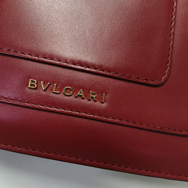 SERPENTI FOREVER Small Calfskin Red