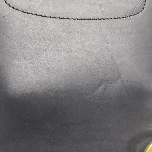 Calfskin Shoulder Bag Black