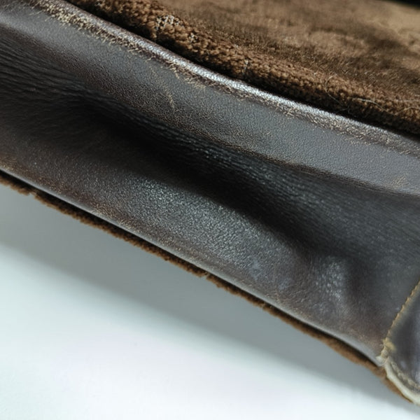 Monogram Velvet Brown