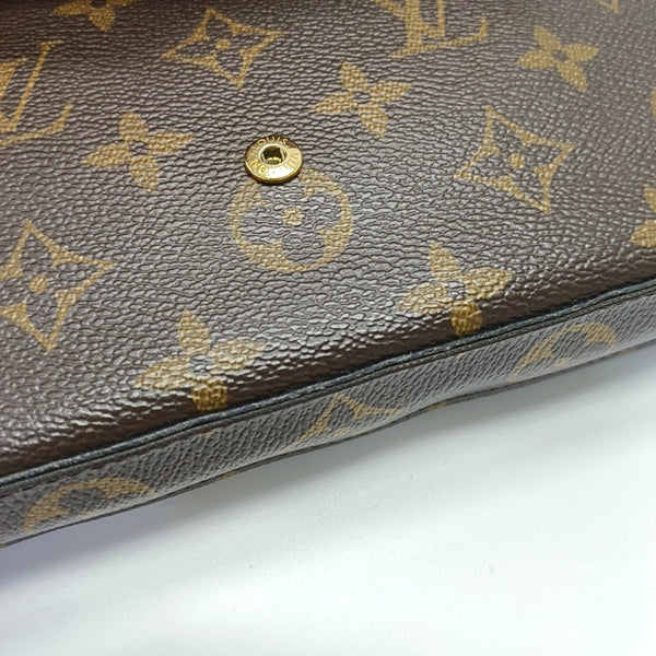 FÉLICIE Monogram Coated Canvas Brown