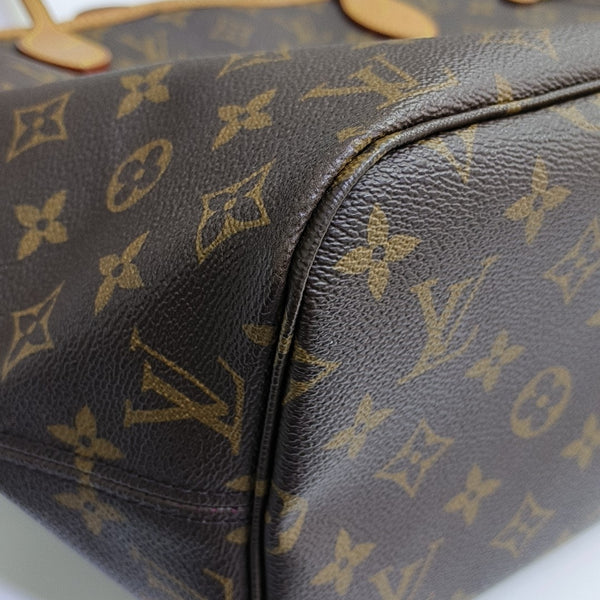 NEVERFULL MM Lona Monogram Revestida Marrón