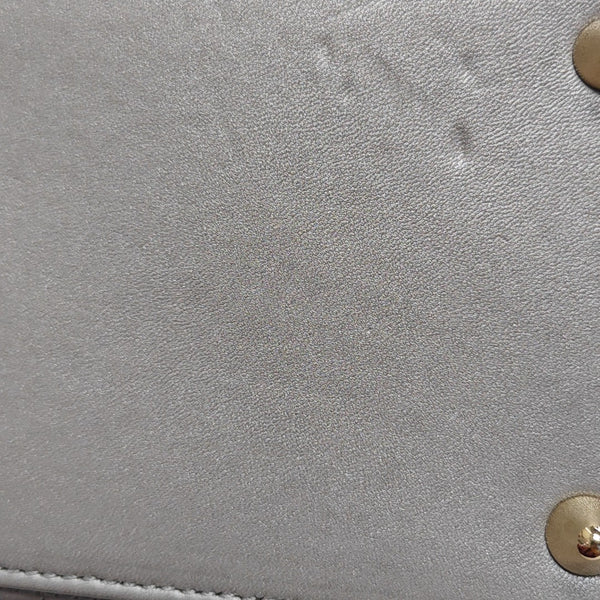 Lady Dior Medium Quilted Lambskin Gray