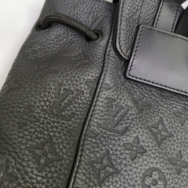 CHRISTOPHER PM Monogram Calfskin Black