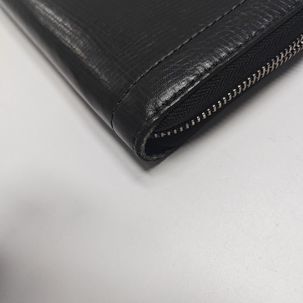 ZIPPY Calfskin Black Wallet