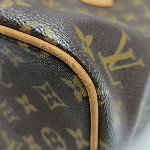 PALERMO PM Monogram Coated Canvas Brown