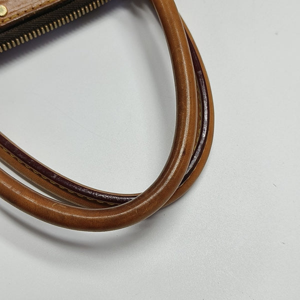 TURENNE Monogram Coated Canvas Brown