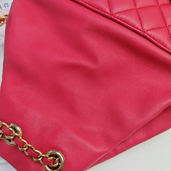 Quilted Lambskin Red