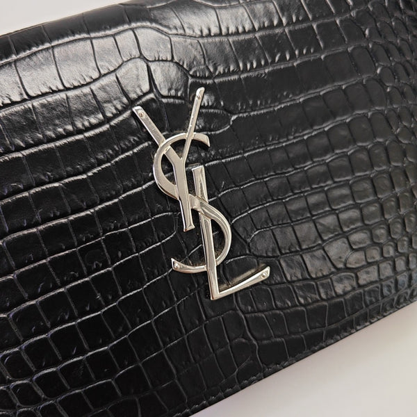 Calfskin Shoulder Bag Black
