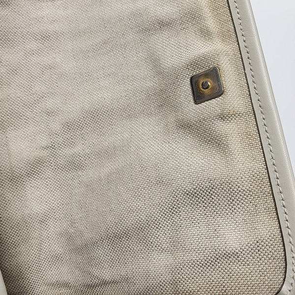 Ligne Shima Monogram Coated Canvas Beige