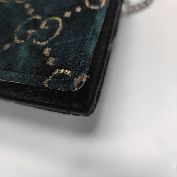Dionysus Super Mini Monogram Velvet Green