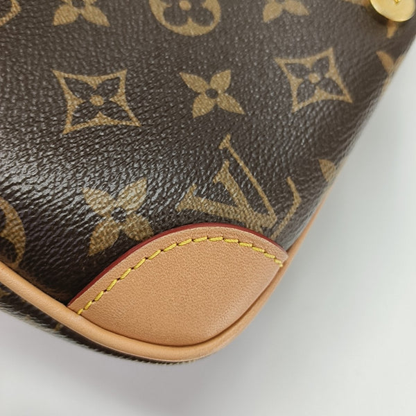DIANE Monogram Coated Canvas Brown