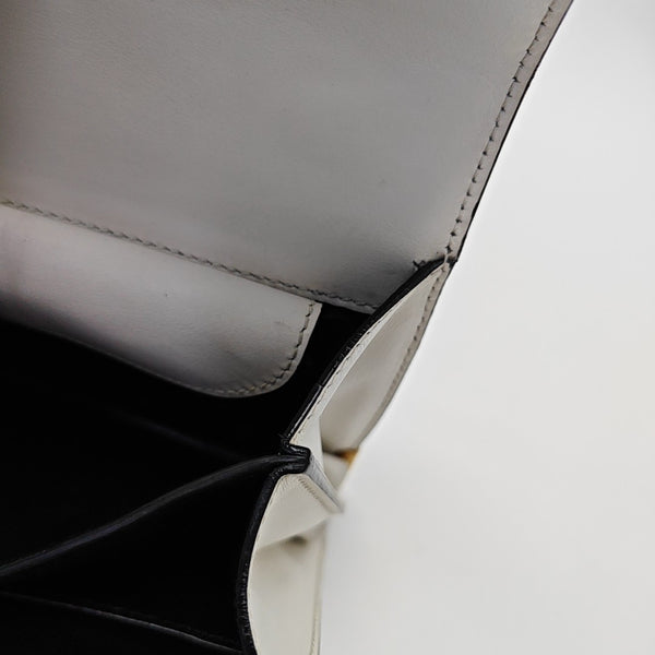 Cahier Saffiano Calfskin White
