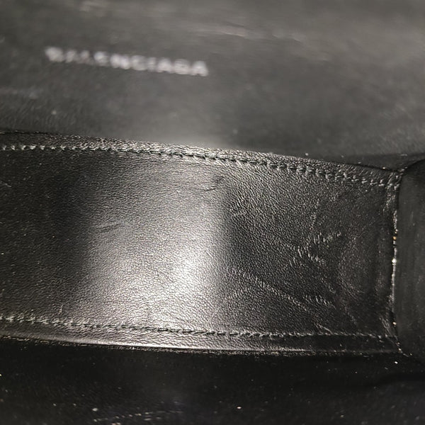 Hourglass Small Calfskin Black