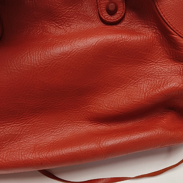 Calfskin Shoulder Bag Red