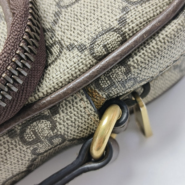 Neo Vintage Mini Monogram Coated Canvas Brown