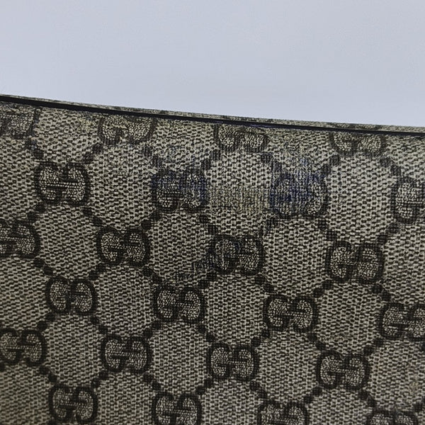 Monogram Coated Canvas Tote Bag Brown