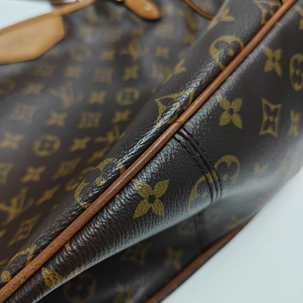ESTRELA MM Monogram Coated Canvas Brown