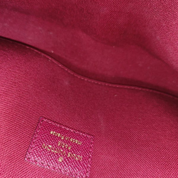 FÉLICIE Monogram Lona Revestida Marrón