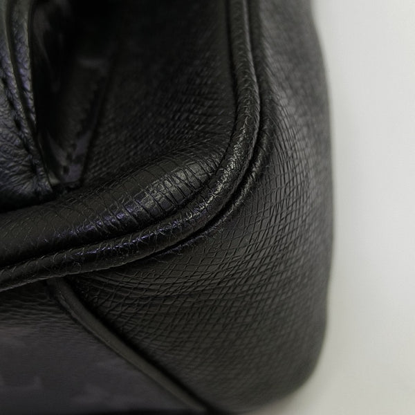 TAIGARAMA Monogram Coated Canvas Black